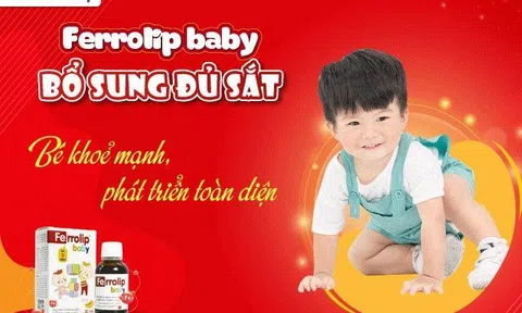 5 lý do mẹ nên lựa chọn sắt Ferrolip Baby cho bé