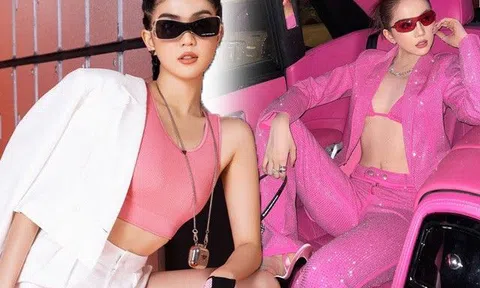 Ngọc Trinh "mách nước" mặc đồ công sở phá cách, nhưng lại xỏ chân đôi boots có hình nhạy cảm