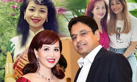 Hoa hậu Việt Nam đầu tiên lấy chồng ngoại quốc, giờ 53 tuổi rời xa showbiz vẫn trẻ như chị gái của con