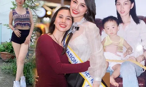 Mẹ ruột quê Hà Tĩnh ít biết của hoa hậu Thùy Tiên, trẻ như chị gái, vòng eo bé xíu