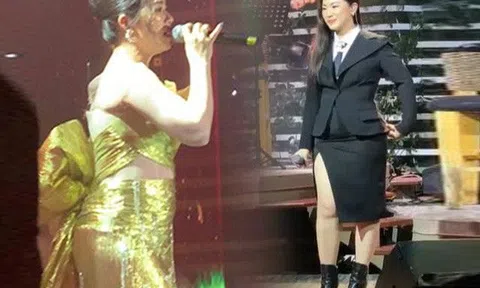 Không nhận ra "cô gái Trung Hoa" Lương Bích Hữu với phong cách "bó giò" trên sân khấu