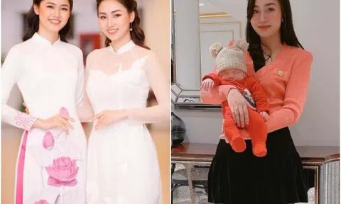 Cặp chị em ruột duy nhất cùng làm Á hậu Việt, lấy đại gia hơn tuổi nhưng khác hẳn khoản khoe con