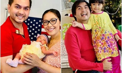MC Đức Tiến lặn lội từ Mỹ về Việt Nam "tìm con" sau 10 năm hiếm muộn, bé gái giờ 3 tuổi quá xinh