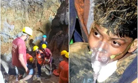 Bé trai 10 tuổi ở Ấn Độ đã được cứu và vẫn còn sống sau 104 giờ rơi xuống hố khoan