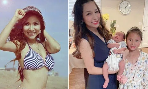 Mỹ nhân sexy nhất nhóm nhạc Mắt Ngọc ngày nào giờ U40 sinh con 4kg ở Mỹ