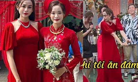 Mùa này "chạy show" đám cưới, chị em chớ mặc như Á hậu miền Tây kẻo bị nói kém duyên