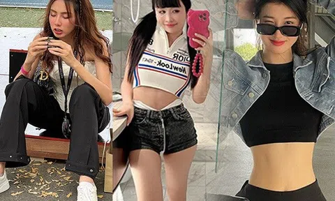 "Lên đồ" đi xem concert BlackPink: Thuỳ Tiên, Phương Nhi khoe eo bé tí vẫn thua xa vợ Minh Nhựa 