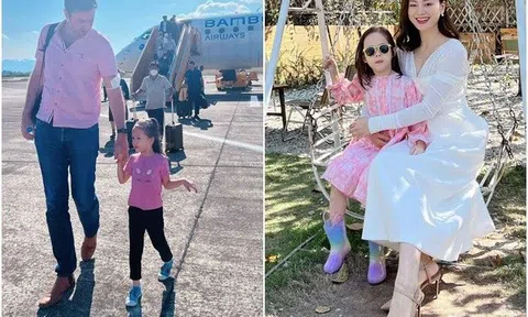 Chồng Tây cao 2,04m đưa con gái đi Úc, Lan Phương nghẹn ngào khi bé mếu máo nói nhớ mẹ