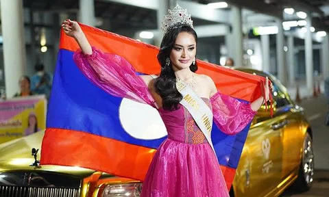 Hoa hậu Lào chỉ cao 1m64 bắn tiếng Việt siêu giỏi, là thần tượng mới của fans sắc đẹp