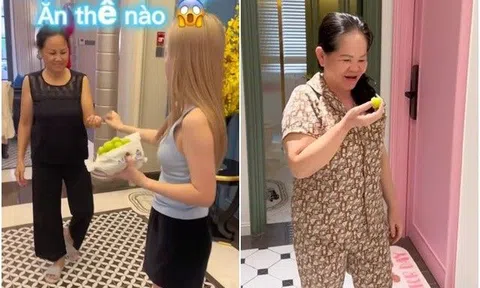 Đoàn Di Băng khoe cho con gái và 3 bảo mẫu ăn nho 1,2 triệu/quả bị dân mạng ở nước ngoài nói: “Bên Nhật siêu thị cả đống!”