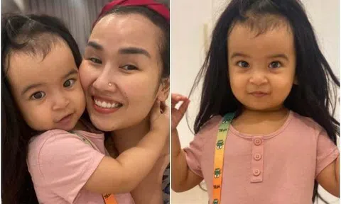 Con gái lai Ấn Độ tóc mọc dài không nhận ra, Võ Hạ Trâm tiết lộ do ăn chay thừa chất