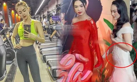 Ăn toàn rau, "uốn dẻo" cả ngày, Minh Hằng vẫn bị soi vòng 2 tròn ủm khi đi cạnh Ngọc Trinh