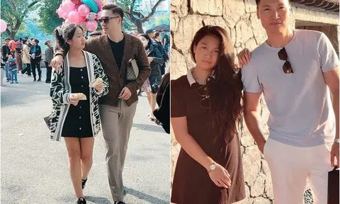 Con gái Mạnh Trường cao lớn còn ăn mặc trưởng thành bên bố, vợ "nhìn thoáng tưởng công khai hẹn hò em nào"