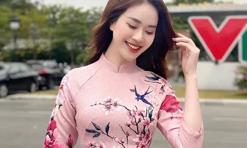 Nữ MC có dung mạo hao hao Hoa khôi Nam Em, làn da trắng mịn màng như pha lê