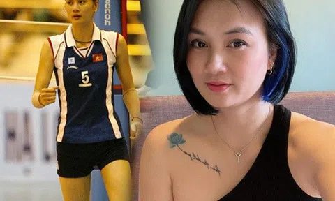 "Hoa khôi bóng chuyền" Kim Huệ tuổi 40: Bụng múi uy tín, dung nhan vẫn xinh như mộng