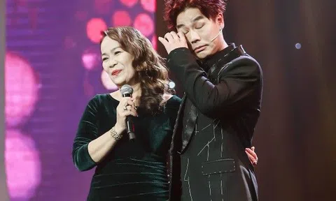 Mẹ ruột "tình tin đồn của Midu" khiến con trai bật khóc nức nở trên truyền hình