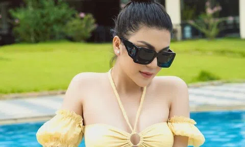 Cô vợ bị "cắm sừng" trong Mẹ Rơm diện đồ xuyên thấu khoe vòng 3 cán mốc 102cm