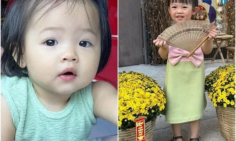 Con gái Cường Đôla Đàm Thu Trang càng lớn càng xinh, có tên thật hiếm có trong các nhóc tỳ sao Việt