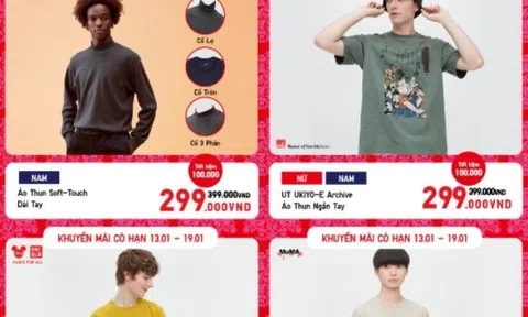 F5 tủ đồ Tết năm nay với những trang phục ưu đãi từ UNIQLO chỉ từ 249K