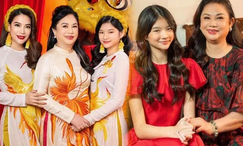 3 thế hệ nhà Trương Ngọc Ánh "đọ sắc": Bà ngoại U70 tóc gẩy sợi màu mè, sành hơn cháu gái Hoa hậu