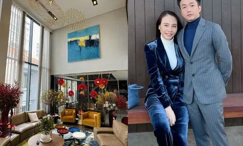 Cận Tết, vợ chồng Cường Đô La dọn dẹp biệt thự từ hầm xe tới phòng khách, nhìn chuẩn nhà tài phiệt