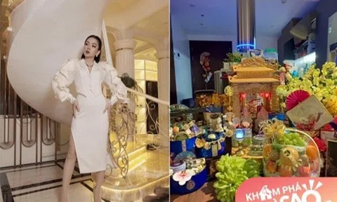 Lệ Quyên có 2 nhà ở Hà Nội – TP.HCM, cơ ngơi nào cũng trang trí Tết tươm tất, nhìn góc thờ mà mê