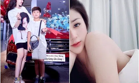 Nữ diễn viên chuyên vai gái quê trên VTV đời thực là mẹ đơn thân xinh đẹp giàu có, mua xế hộp tiền tỷ tặng con