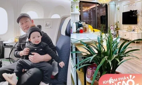 Bằng Kiều hé lộ không gian sống sang trọng, chi tiết nhỏ ở phòng khách đủ biết ông bố 7X "nghiện" con thế nào