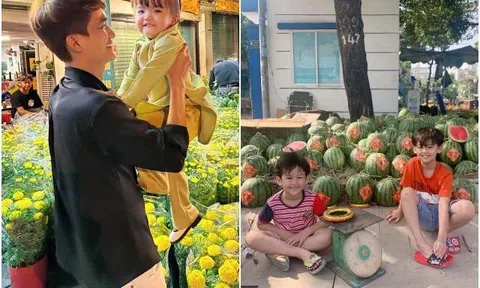 Cận Tết, nhiều con sao Việt miệt mài ra vỉa hè bán hoa quả phụ bố mẹ