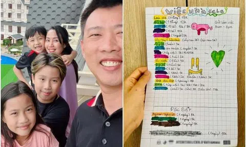 Ốc Thanh Vân công khai bảng giá làm việc nhà của con: Làm 12 tiếng/ngày, lau nhà, mở cửa, nghe lời,... đều tính tiền