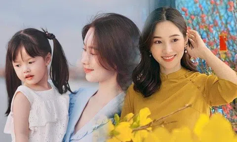 "Tiểu mỹ nhân" nhà hoa hậu Đặng Thu Thảo xúng xính áo dài hot trend 2023, sớm thành bản sao của mẹ