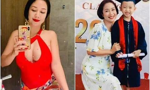 Ốc Thanh Vân 30 tuổi sinh mổ lần 3 đầy nguy hiểm, em bé giờ 8 tuổi đáng yêu thông minh, đi học được tốt nghiệp sớm