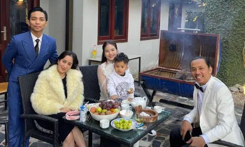 Khánh Thi đến nhà người yêu cũ chúc Tết, ngoại hình hiện tại của Chí Anh làm người hâm mộ khó nhận ra