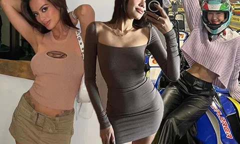 Khó tin những màn "lên đồ" khoe eo 1 gang tay: Á hậu đua xe chưa đỉnh bằng bông hồng lai Việt-Pháp 