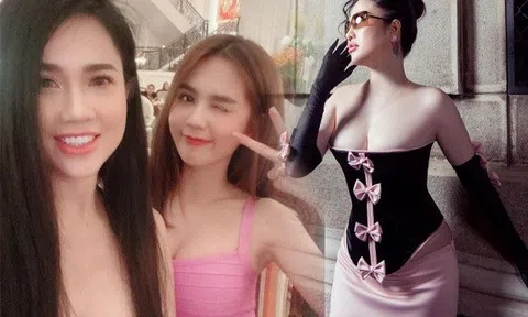 Khi chị gái "Nữ hoàng nội y" đụng độ em gái, U40 khoe đường cong rực lửa chẳng thua ai