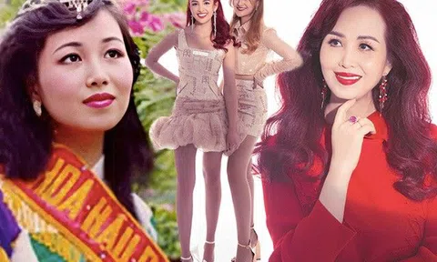 Ngẩn ngơ trước sắc vóc lai Ấn Độ của 2 con gái Hoa hậu Việt Nam 1990, học vấn "không phải dạng vừa"