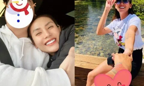 Võ Hoàng Yến hội ngộ chồng sắp cưới tại Mỹ, hiếm hoi chụp chính diện khiến dân tình "nôn cưới"