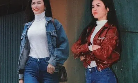 Về quê ăn Tết, mẹ 2 con U50 gây sốt vì ăn diện như gái đôi mươi, đẹp như minh tinh Hồng Kông