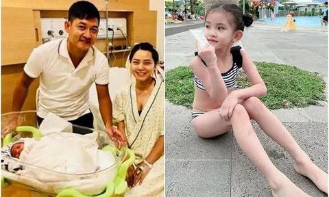 Con gái Hải Băng chào đời bị bà hỏi sao “xấu banh, không giống bố“ giờ 6 tuổi xinh xắn, da trắng ra dáng mẫu nhí