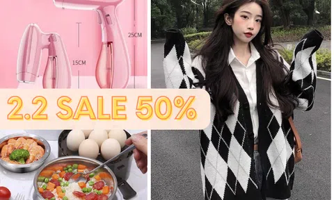 Ngày số đôi đến rồi, truy cập Shopee ngay để tận hưởng ưu đãi mua sắm ngập tràn từ 2.2 Sale 50%