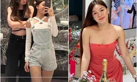 Em gái Đặng Văn Lâm 15 tuổi cao 1m8, vóc dáng đẹp không thua chị dâu tương lai