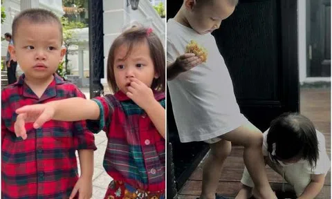 Ra đời trước vài phút, Lisa như "già" hơn Leon vài tuổi, tận tuỵ phục vụ chăm sóc cậu em song sinh