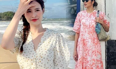 Kiểu váy phụ nữ U40 hễ mặc lên là trẻ ra chục tuổi, che bụng, giấu bắp tay thô, xu hướng hè 2023 là đây