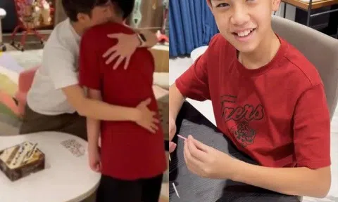 Cường Đô La được con trai tổ chức sinh nhật tại biệt thự, Subeo 13 tuổi to ngang bố, trông như 2 anh em