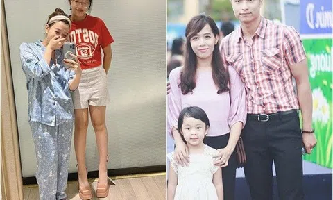 Nữ đạo diễn Ai Là Triệu Phú thấp lọt thỏm bên con gái 12 tuổi, bé hưởng gen di truyền quá mạnh từ bố