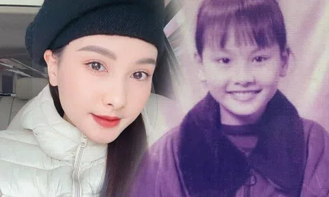 Mỹ nhân đẹp nhất nhì Hà Thành tung ảnh 30 năm trước như hoa hậu nhí, nhan sắc hiện tại càng đáng gờm