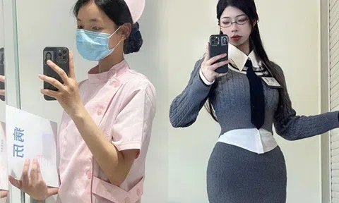 Phát hiện cô y tá hot nhất MXH, đi làm kín đáo, đời thường "rửa mắt" bao người với áo quần gợi cảm