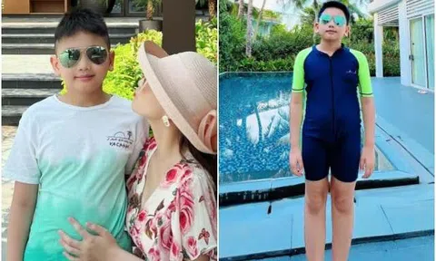 Con trai thần tài của nữ diễn viên miền Bắc ở nhà 60 tỷ: 10 tuổi cao vượt chuẩn nhưng tướng tai mới đáng gờm
