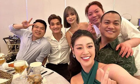 Chuẩn "gái một con", bà xã Mạc Văn Khoa khi đọ sắc Hoa hậu Nguyễn Trần Khánh Vân luôn đẹp "trông mòn con mắt"