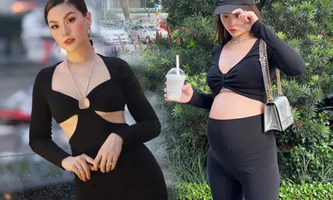 Mới sinh 3 tuần, nàng hậu đẹp nức tiếng Vĩnh Long trốn "nằm ổ", khó tin ăn mặc cỡ này xuống phố